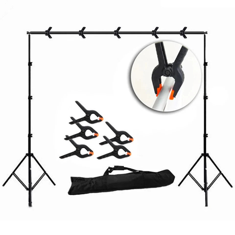 10pcs Background Cloth Clamp Black Photography Spring Clips Multi-function Practical Creative Convenient