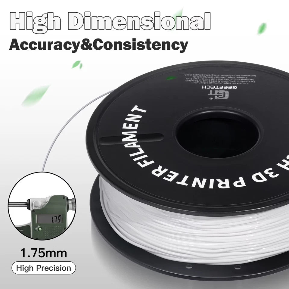 1KG 1.75mm TPU Filament Flexible material for 3D Printers overseas warehouse